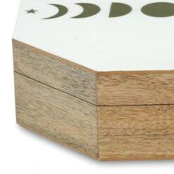 Rustic Wooden Moon Phase Box -Modern Decor Shop rustic wooden moon phase box 2