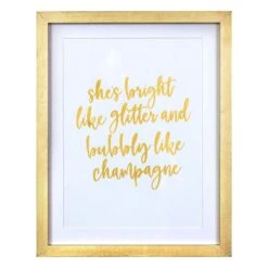 She's Bright Wall Art, 11x14