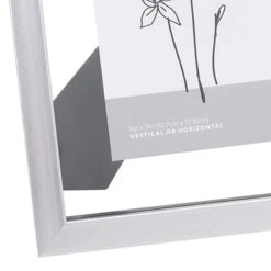 Silver Float Tabletop Frame, 8x10 -Modern Decor Shop silver float tabletop frame 8x10 5