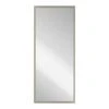 Silver Thin Framed Leaner Mirror, 24x58