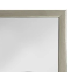 Silver Thin Framed Leaner Mirror, 24x58 -Modern Decor Shop silver thin framed leaner mirror 24x58 3
