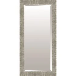Silver Waves Wall Mirror, 30x54