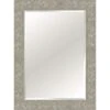 Silver Woven Distressed Wall Mirror, 30x36