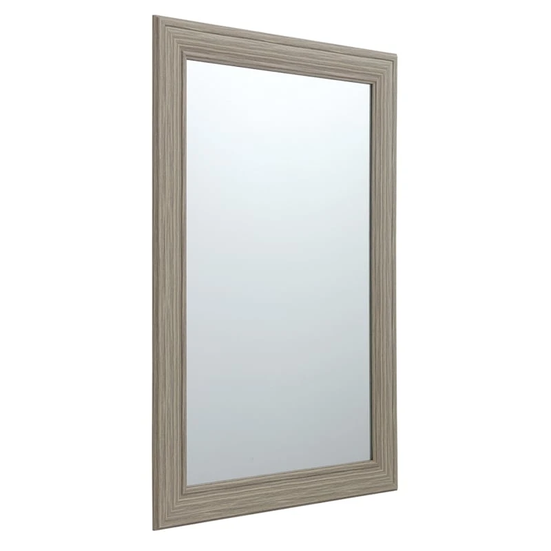 Tan Framed Wall Mirror, 24x36 2 Tan Framed Wall Mirror, 24x36 - Image 2