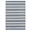 Terrace Navy & White Striped Accent Rug, 24x43