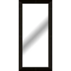Tiered Black Framed Beveled Mirror, 31x65