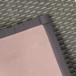 Tonal Lite Grey Puff-Back Kitchen Mat, 22x60 -Modern Decor Shop tonal lite grey puff back kitchen mat 22x60 6