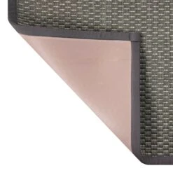 Tonal Lite Grey Puff-Back Runner, 21x34 -Modern Decor Shop tonal lite grey puff back runner 21x34 3