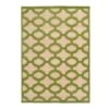 Torino Green Trellis Area Rug, 5x7