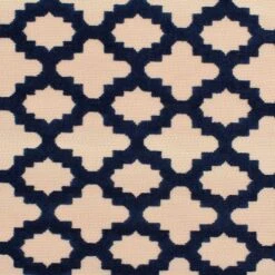 Torino Navy Blue Trellis Area Rug, 5x7 -Modern Decor Shop torino navy blue trellis area rug 5x7 4