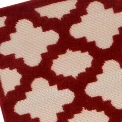 Torino Red Trellis Area Rug, 5x7 -Modern Decor Shop torino red trellis area rug 5x7 5