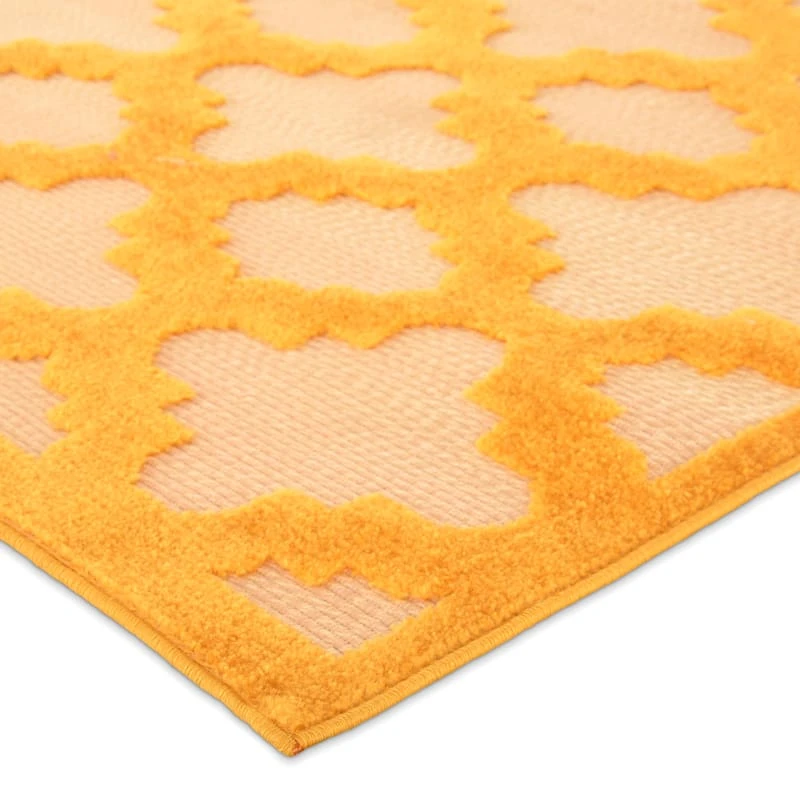 Torino Yellow Trellis Area Rug, 5x7 2 Torino Yellow Trellis Area Rug, 5x7 - Image 2