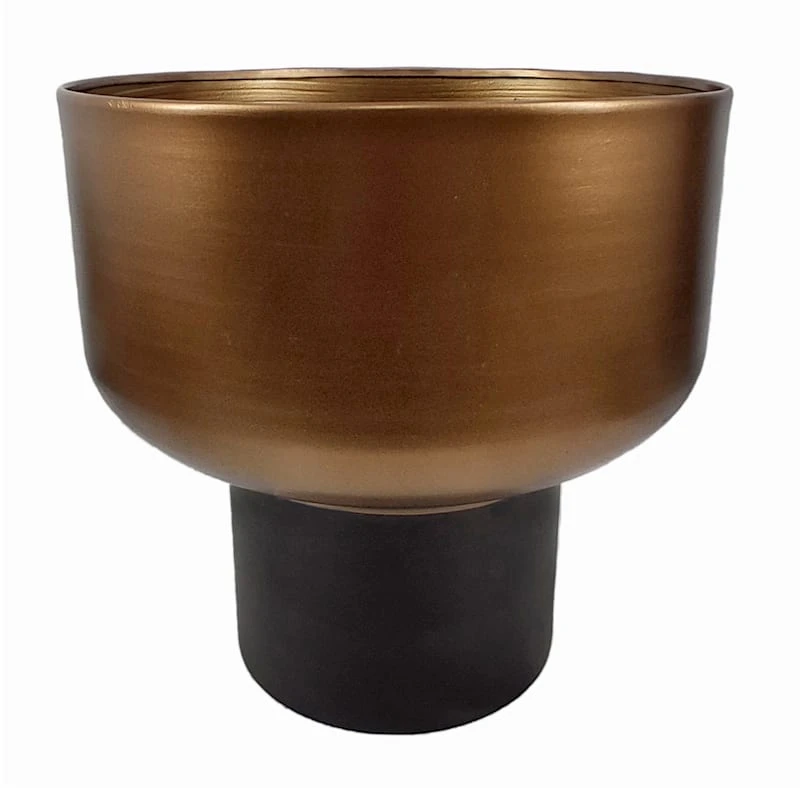 Tracey Boyd Antique Brass Bowl, 10" 2 Tracey Boyd Antique Brass Bowl, 10" - Image 2