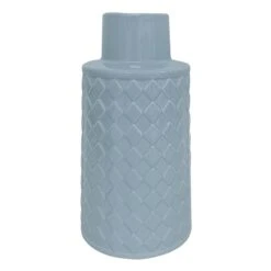 Tracey Boyd Blue Ceramic Vase, 11"