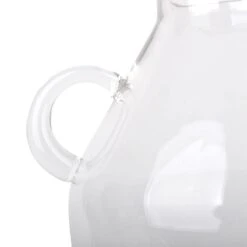 Tracey Boyd Clear Glass Vase With Handles, 12" -Modern Decor Shop tracey boyd clear glass vase with handles 12 2