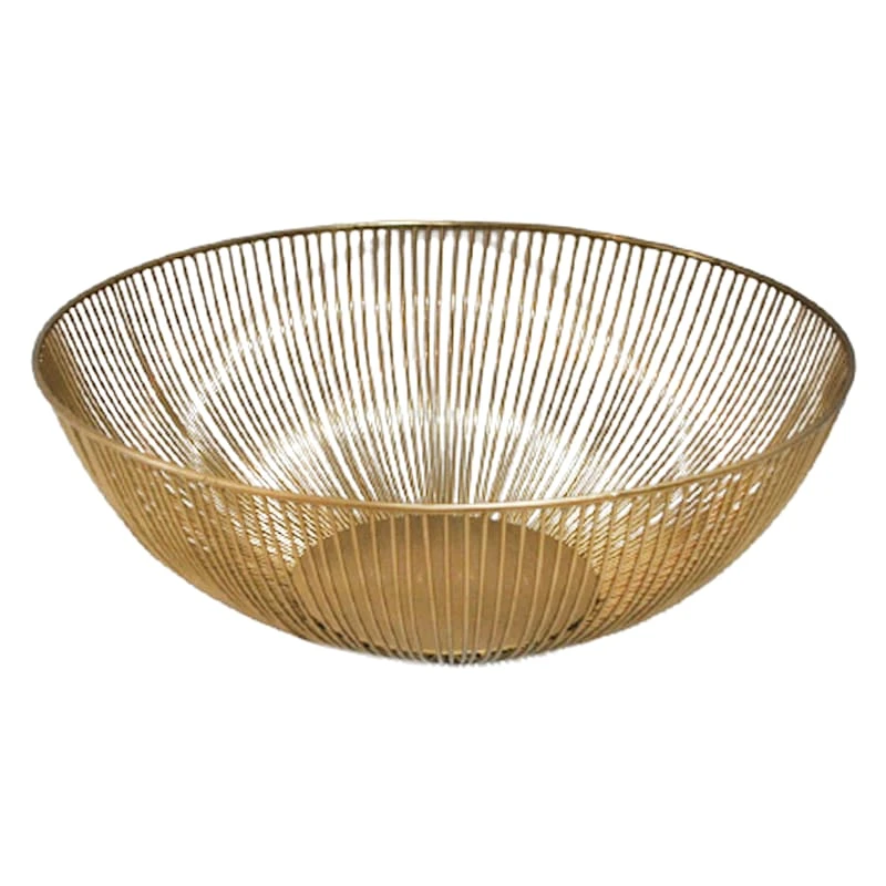 Tracey Boyd Gold Wire Decorative Bowl, 15" 1 Tracey Boyd Gold Wire Decorative Bowl, 15"