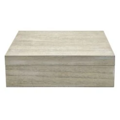 Tracey Boyd Natural Wooden Box, 9x8