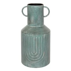 Tracey Boyd Verdigris Metal Vase, 14"