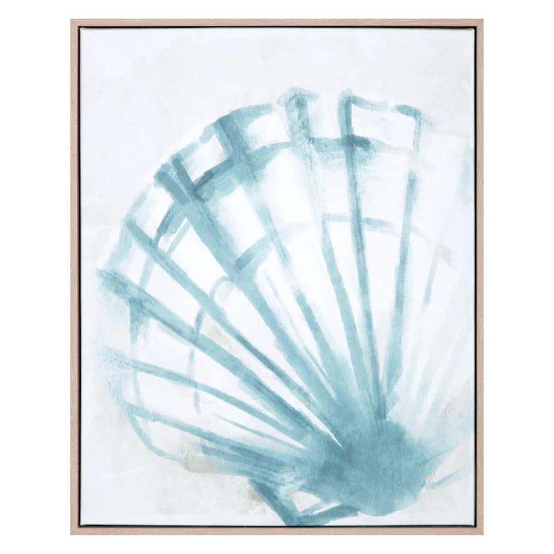 Ty Pennington Framed Seashell Canvas Wall Art, 16x20 1 Ty Pennington Framed Seashell Canvas Wall Art, 16x20