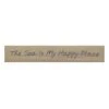 Ty Pennington The Sea Is My Happy Place Canvas Wall Art, 36x6