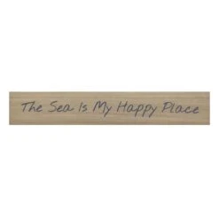 Ty Pennington The Sea Is My Happy Place Canvas Wall Art, 36x6