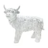 Ty Pennington White Highland Cow Figurine, 6.3"