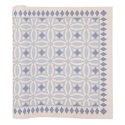 Vinyl Beige/Blue Runner 2x5