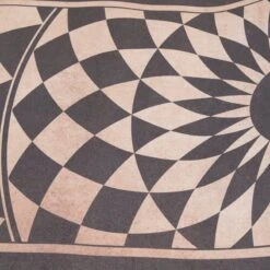 Vinyl Black/Beige Runner 2x5 -Modern Decor Shop vinyl black beige runner 2x5 3