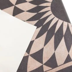 Vinyl Black/Beige Runner 2x5 -Modern Decor Shop vinyl black beige runner 2x5 4