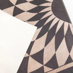 Vinyl Black/Beige Runner 2x5 -Modern Decor Shop vinyl black beige runner 2x5 5