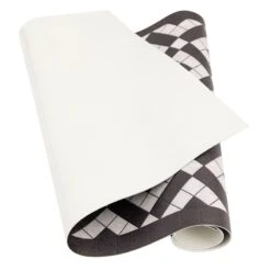 Vinyl Black/White Runner 2x5 -Modern Decor Shop vinyl black white runner 2x5 5
