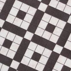 Vinyl Black/White Runner 2x5 -Modern Decor Shop vinyl black white runner 2x5 6