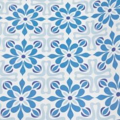 Vinyl Blue/Ivory Runner 2x5 9 Vinyl Blue/Ivory Runner 2x5 -Modern Decor Shop vinyl blue ivory runner 2x5 3