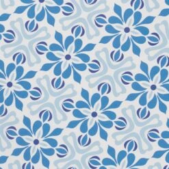 Vinyl Blue/Ivory Runner 2x5 12 Vinyl Blue/Ivory Runner 2x5 -Modern Decor Shop vinyl blue ivory runner 2x5 6