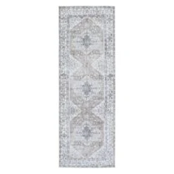 Wash Amelia Taupe Medallion 2X8