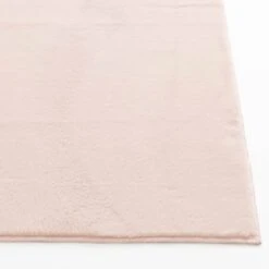 Washable Bliss Blush Faux Rabbit Shaped 30X47 -Modern Decor Shop washable bliss blush faux rabbit shaped 30x47 6