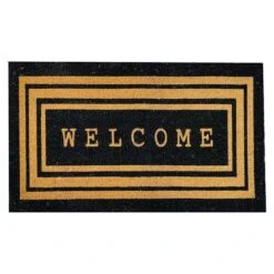 Welcome Coir Doormat 22x47