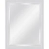 White Wood Framed Gallery Wall Mirror, 30x40