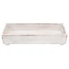 White Wood Tray, 19x7