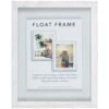 Whitewash Linear Profile Floating Wall Frame, 11x14