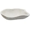 Whitewashed Organic Wooden Decorative Bowl, 21x11