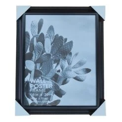 Wide Black Bead Poster Frame, 16x20