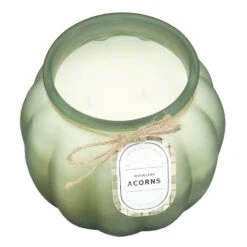 Woodland Acorns Scented Pumpkin Jar Candle, 35.8oz -Modern Decor Shop woodland acorns scented pumpkin jar candle 35.8oz 2