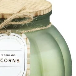 Woodland Acorns Scented Pumpkin Jar Candle, 35.8oz -Modern Decor Shop woodland acorns scented pumpkin jar candle 35.8oz 3