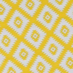 Yellow Diamond Design Plastic Outdoor Area Rug, 5x7 -Modern Decor Shop yellow diamond design plastic outdoor area rug 5x7 4