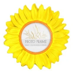 Yellow Flower Tabletop Photo Frame, 8"